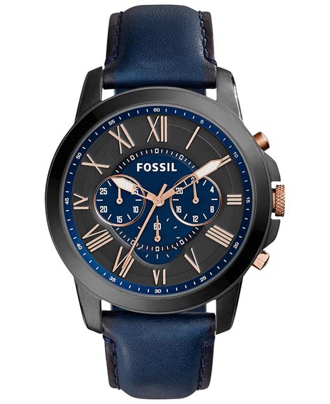 mens watches at macy's|macy's fossil watches for men.